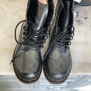Dr. Marten gunmetal combat boot